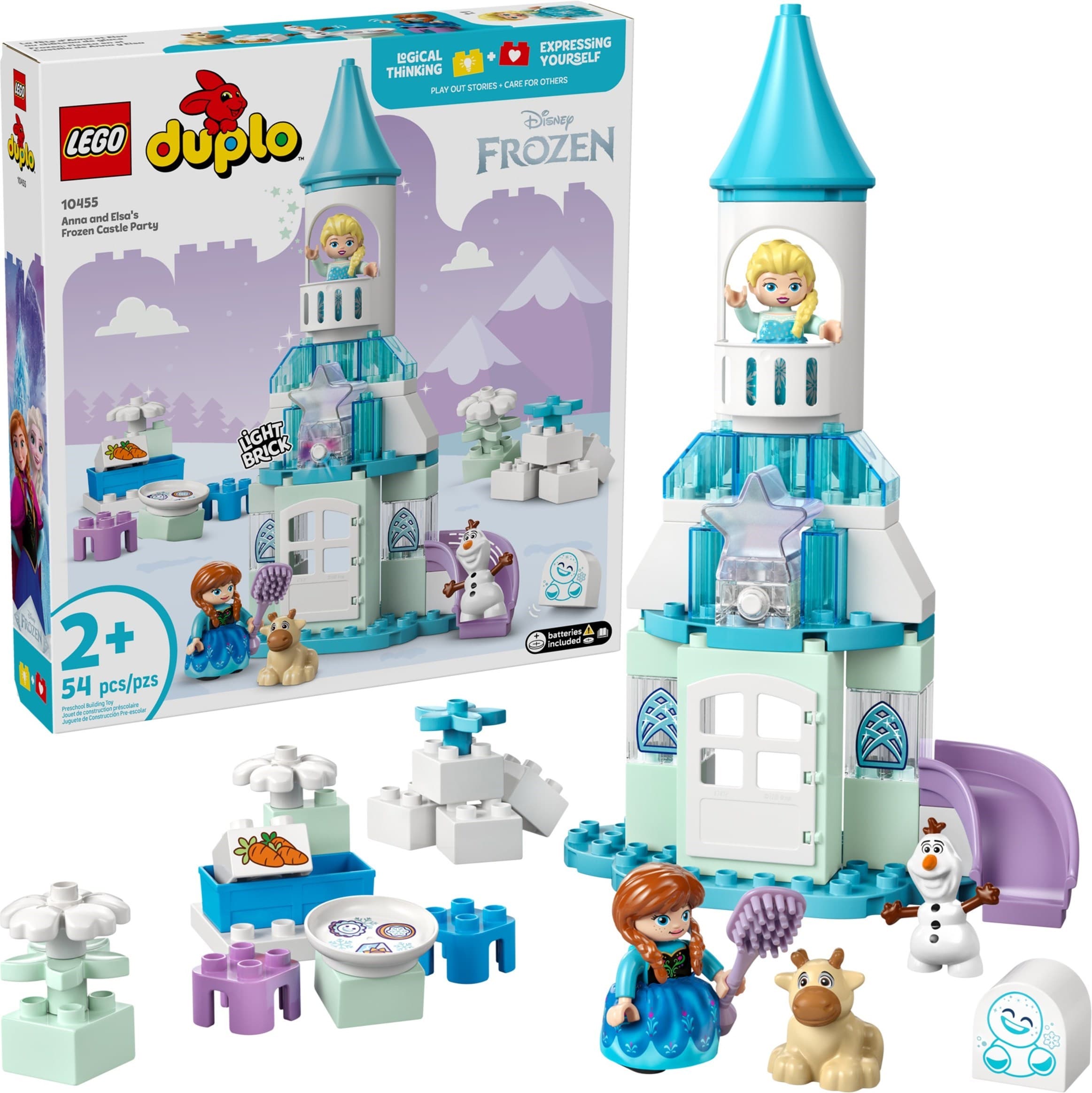 Anna and Elsa's Frozen Castle Party box art